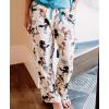 imageLazy One Pajamas for Women Cute Farm Pajama Pants and Top SeparatesBooty Sleep White Womens Pajama Pant