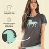 imageLazy One Pajamas for Women Cute Farm Pajama Pants and Top SeparatesMint Horse Pajama Shirt