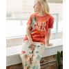 imageLazy One Pajamas for Women Cute Farm Pajama Pants and Top SeparatesWild Wild Rest Pajama Pant
