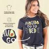 imageLazy One Pajamas for Women Cute Garden and Bear Pajama Pants and Top SeparatesAvocado Go to Bed Womens Pajama Shirt