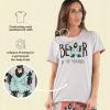 imageLazy One Pajamas for Women Cute Garden and Bear Pajama Pants and Top SeparatesBear in Am Pajama Shirt