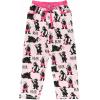 imageLazy One Pajamas for Women Cute Garden and Bear Pajama Pants and Top SeparatesBear in the Morning Pink Pajama Pant