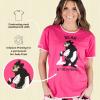 imageLazy One Pajamas for Women Cute Garden and Bear Pajama Pants and Top SeparatesBear in the Morning Pink Pajama Shirt