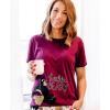 imageLazy One Pajamas for Women Cute Garden and Bear Pajama Pants and Top SeparatesHuckleberry Pajama Shirt