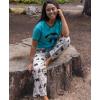 imageLazy One Pajamas for Women Cute Garden and Bear Pajama Pants and Top SeparatesMountain Bear Womens Pajama Shirt