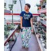 imageLazy One Pajamas for Women Cute Garden and Bear Pajama Pants and Top SeparatesPlant Lady Womens Pajama Pant