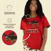 imageLazy One Pajamas for Women Cute Moose Pajama Pants and Top SeparatesChocolate Moose Pajama Shirt