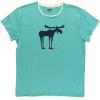 imageLazy One Pajamas for Women Cute Moose Pajama Pants and Top SeparatesFunky Moose Blue Womens Pajama Shirt