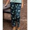 imageLazy One Pajamas for Women Cute Moose Pajama Pants and Top SeparatesMountain Moose Pajama Pant