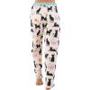 imageLazy One Pajamas for Women Cute Pajama Pants Cat and Dog Pajamas for Women Comfy Womens PJsCat Nap Blue Womens Pajama Pant