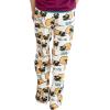 imageLazy One Pajamas for Women Cute Pajama Pants Cat and Dog Pajamas for Women Comfy Womens PJsCream