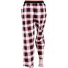 imageLazy One Pajamas for Women Cute Pajama Pants and Long Sleeve Top SeparatesBlack Plaid Womens Pajama Pant