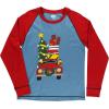 imageLazy One Pajamas for Women Cute Pajama Pants and Long Sleeve Top SeparatesChristmas Cars Womens Pajama Shirt