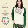 imageLazy One Pajamas for Women Cute Pajama Pants and Long Sleeve Top SeparatesChristmas Gnome Womens Pajama Shirt