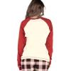 imageLazy One Pajamas for Women Cute Pajama Pants and Long Sleeve Top SeparatesChristmas With the Herd Pajama Shirt