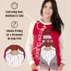 imageLazy One Pajamas for Women Cute Pajama Pants and Long Sleeve Top SeparatesGnome Holiday Womens Pajama Shirt