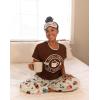 imageLazy One Pajamas for Women Cute Pajama Pants and Top SeparatesCoffee First Womens Pajama Pant