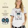 imageLazy One Pajamas for Women Cute Pajama Pants and Top SeparatesDead Tired Womens Pajama Shirt Gray