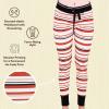 imageLazy One Womens Leggings and Tees Pajama Separates Cozy Loungewear for WomenBear Hug Pinkred Womens Pajama Leggings