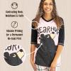 imageLazy One Womens Leggings and Tees Pajama Separates Cozy Loungewear for WomenBear Hug Womens Pajama Shirt