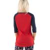 imageLazy One Womens Leggings and Tees Pajama Separates Cozy Loungewear for WomenCandy Cane Womens Pajama Shirt