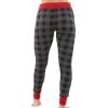 imageLazy One Womens Leggings and Tees Pajama Separates Cozy Loungewear for WomenGrey Buffalo Check Womens Pajama Leggings
