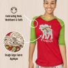 imageLazy One Womens Leggings and Tees Pajama Separates Cozy Loungewear for WomenMoosletoe Womens Pajama Shirt