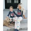 imageLazy One Womens Leggings and Tees Pajama Separates Cozy Loungewear for WomenRuff Night Pajama Shirt
