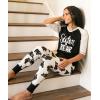imageLazy One Womens Leggings and Tees Pajama Separates Cozy Loungewear for WomenSister Bear Womens Pajama Shirt
