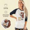 imageLazy One Womens Leggings and Tees Pajama Separates Cozy Loungewear for WomenSmore Sleep Pajama Shirt