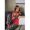 imageLazy One Womens Leggings and Tees Pajama Separates Cozy Loungewear for WomenStuck in Bed Pajama Shirt
