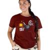 Rise & Shine Chicken Womens Pajama Shirt