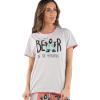 imageLazy One Pajamas for Women Cute Garden and Bear Pajama Pants and Top SeparatesBear in Am Pajama Shirt