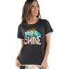 Rise & Shine Flower Womens Pajama Shirt