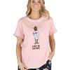 Don't Do Mornings Moose Womens Pajama Shirt