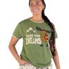Follow Your Dreams Womens Pajama Shirt