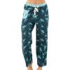 Funky Moose Blue Womens Pajama Pant