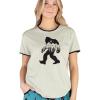 Mountain Bigfoot Womens Pajama Shirt