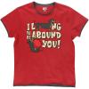 Red Long to Be Around You Pajama Shirt