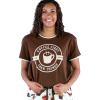 Coffee First Womens Pajama Shirt