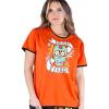 Dead Tired Orange Womens Pajama Shirt