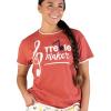 Treble Maker Womens Pajama Shirt