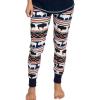 imageLazy One Womens Leggings and Tees Pajama Separates Cozy Loungewear for WomenBuffalo Fair Isle Womens Pajama Legging