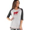 Cabin Moose Womens Pajama Shirt
