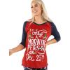 Candy Cane Womens Pajama Shirt