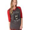 imageLazy One Womens Leggings and Tees Pajama Separates Cozy Loungewear for WomenDont Wake the Bear Pajama Shirt