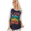 Sleep in Mountains Pajama Shirt
