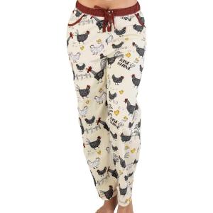 imageLazy One Pajamas for Women Cute Farm Pajama Pants and Top SeparatesRise  Shine Chicken Womens Pajama Pant