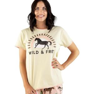 imageLazy One Pajamas for Women Cute Farm Pajama Pants and Top SeparatesWild  Free Pajama Shirt