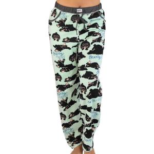 imageLazy One Pajamas for Women Cute Garden and Bear Pajama Pants and Top SeparatesBearly Awake Blue Pajama Pant